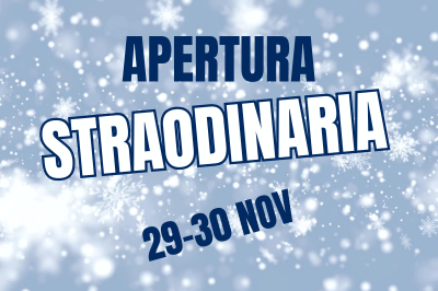 APERTURA STRAORDINARIA